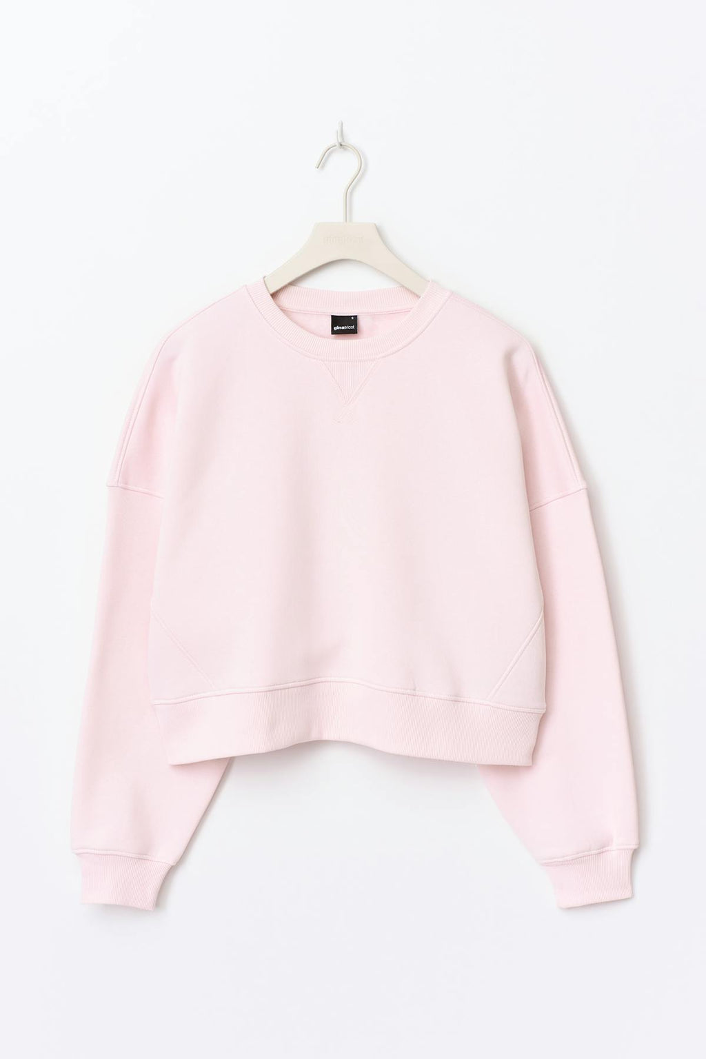 Crop crewneck sweater