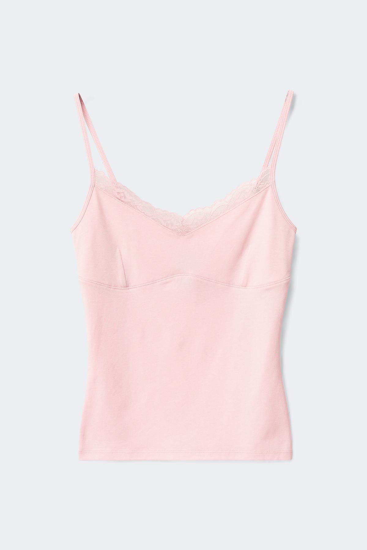 Lace strap singlet