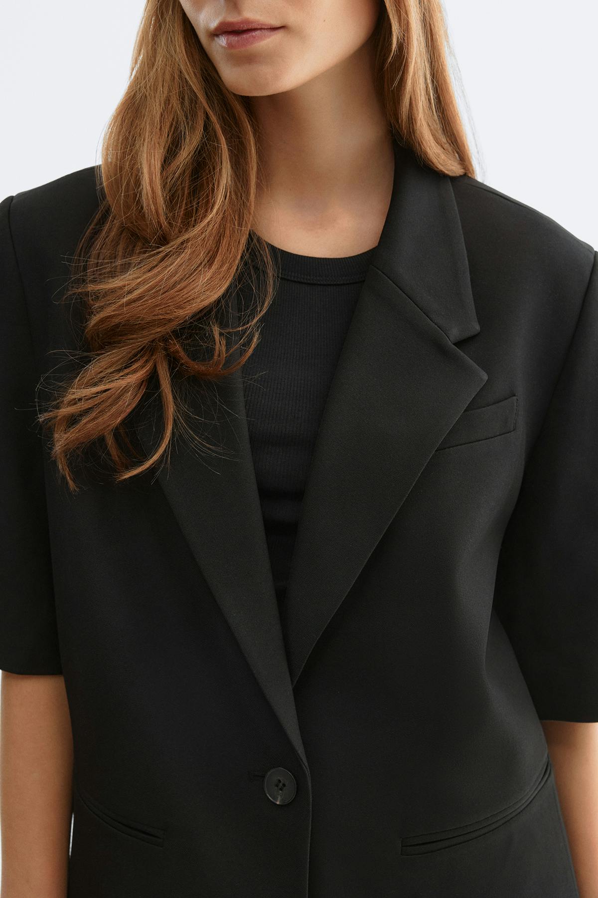 Short sleeve blazer