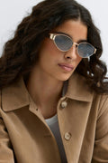 Metal frame sunglasses