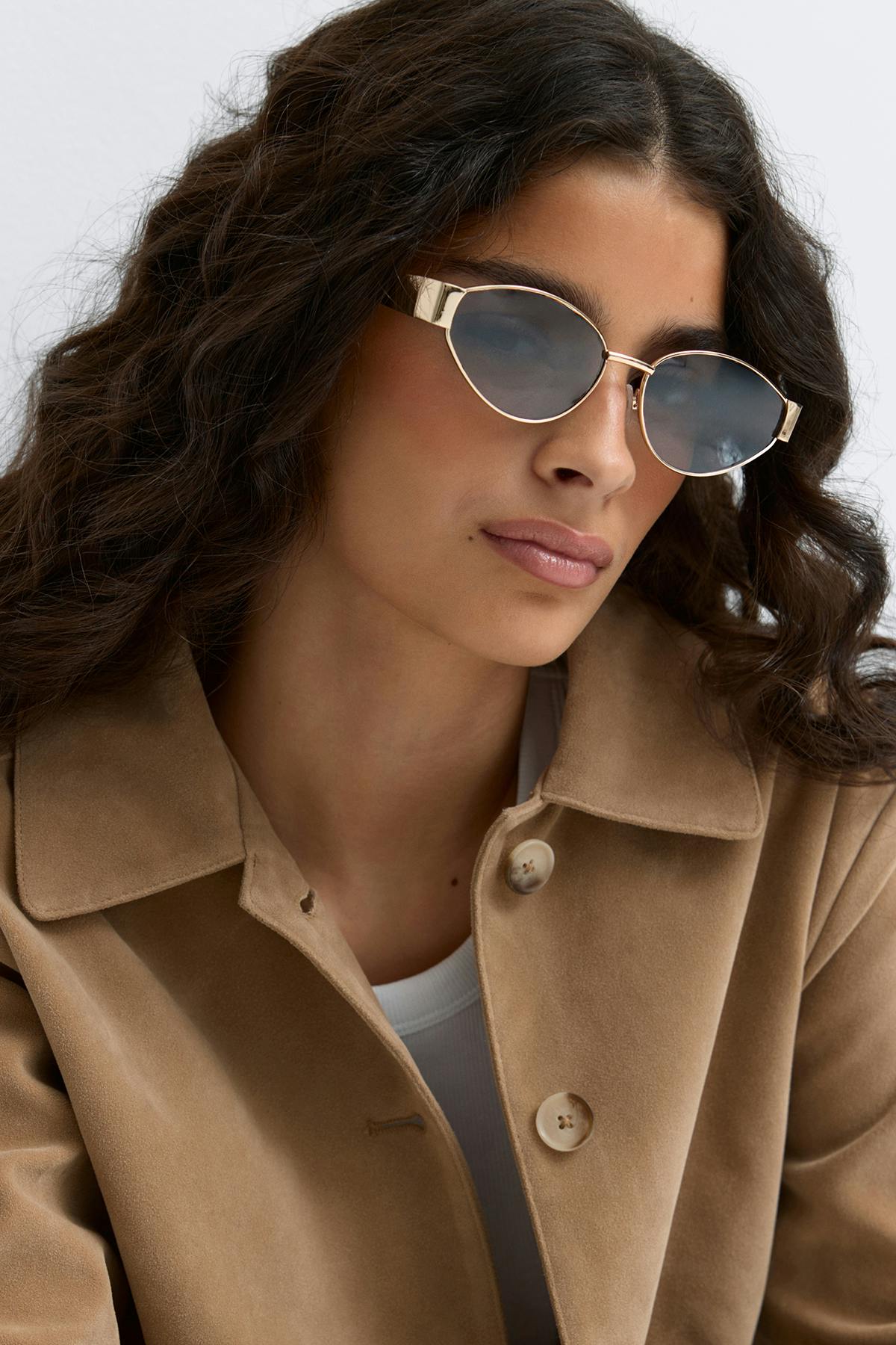 Metal frame sunglasses