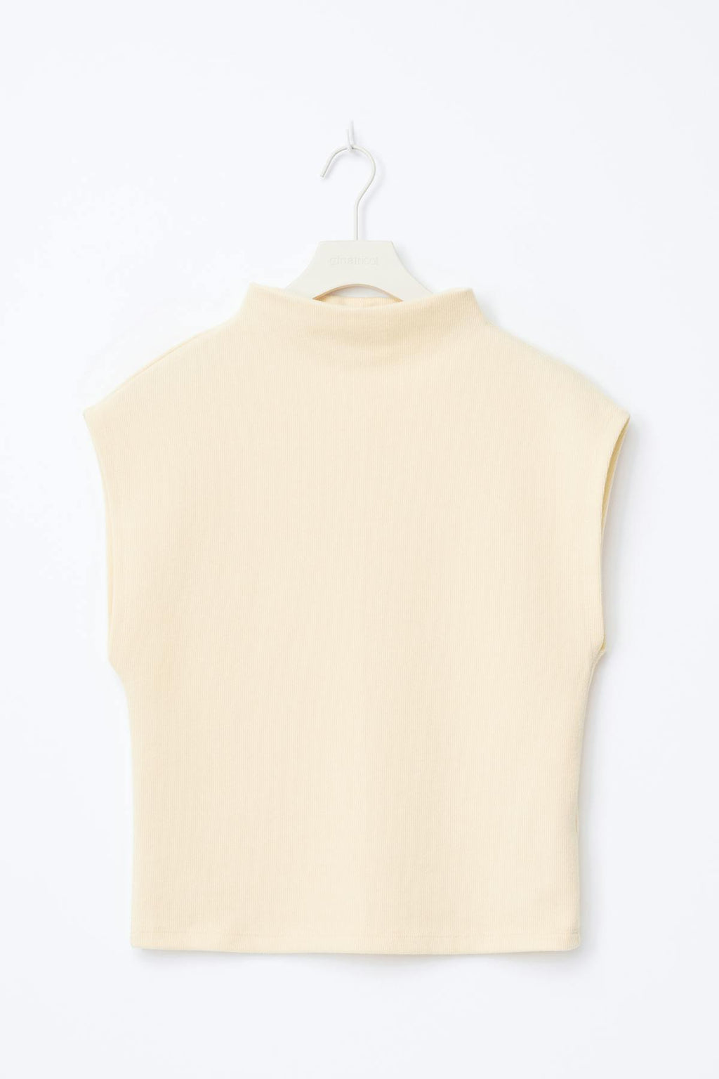 Soft funnel neck top