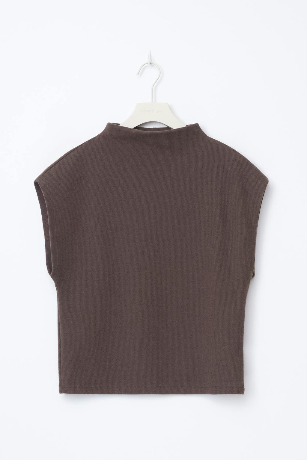 Soft funnel neck top
