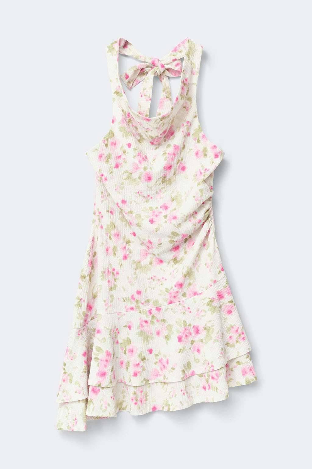 Halterneck mini dress