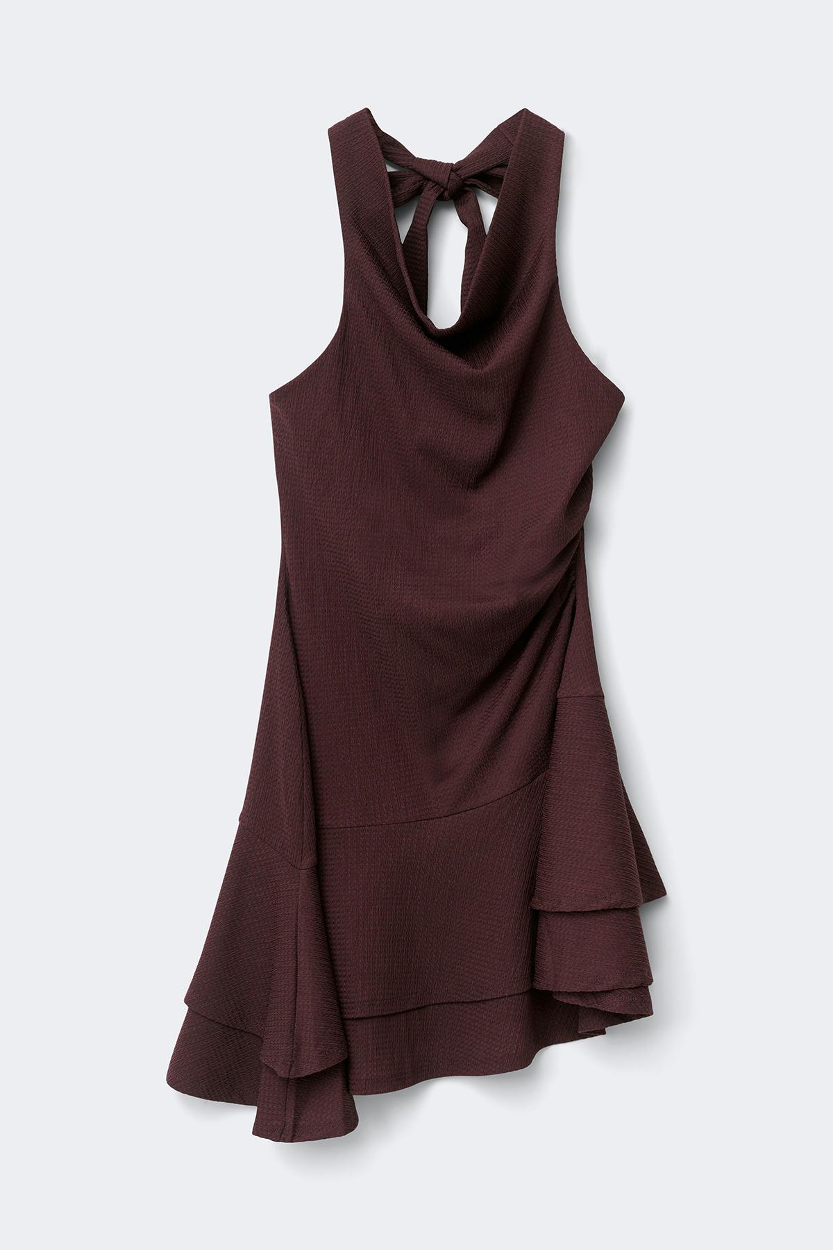 Halterneck mini dress
