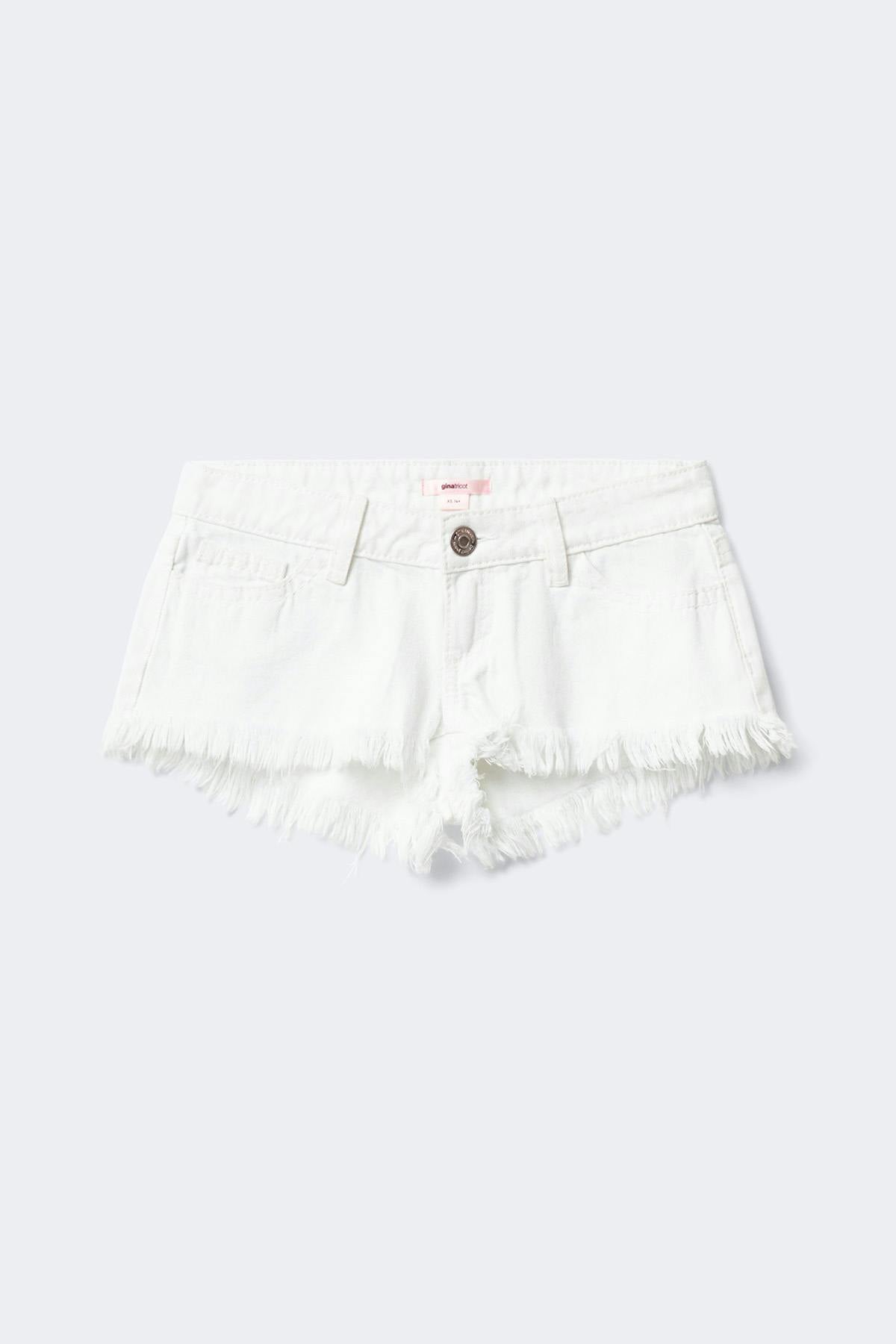 14+ slay low denim shorts