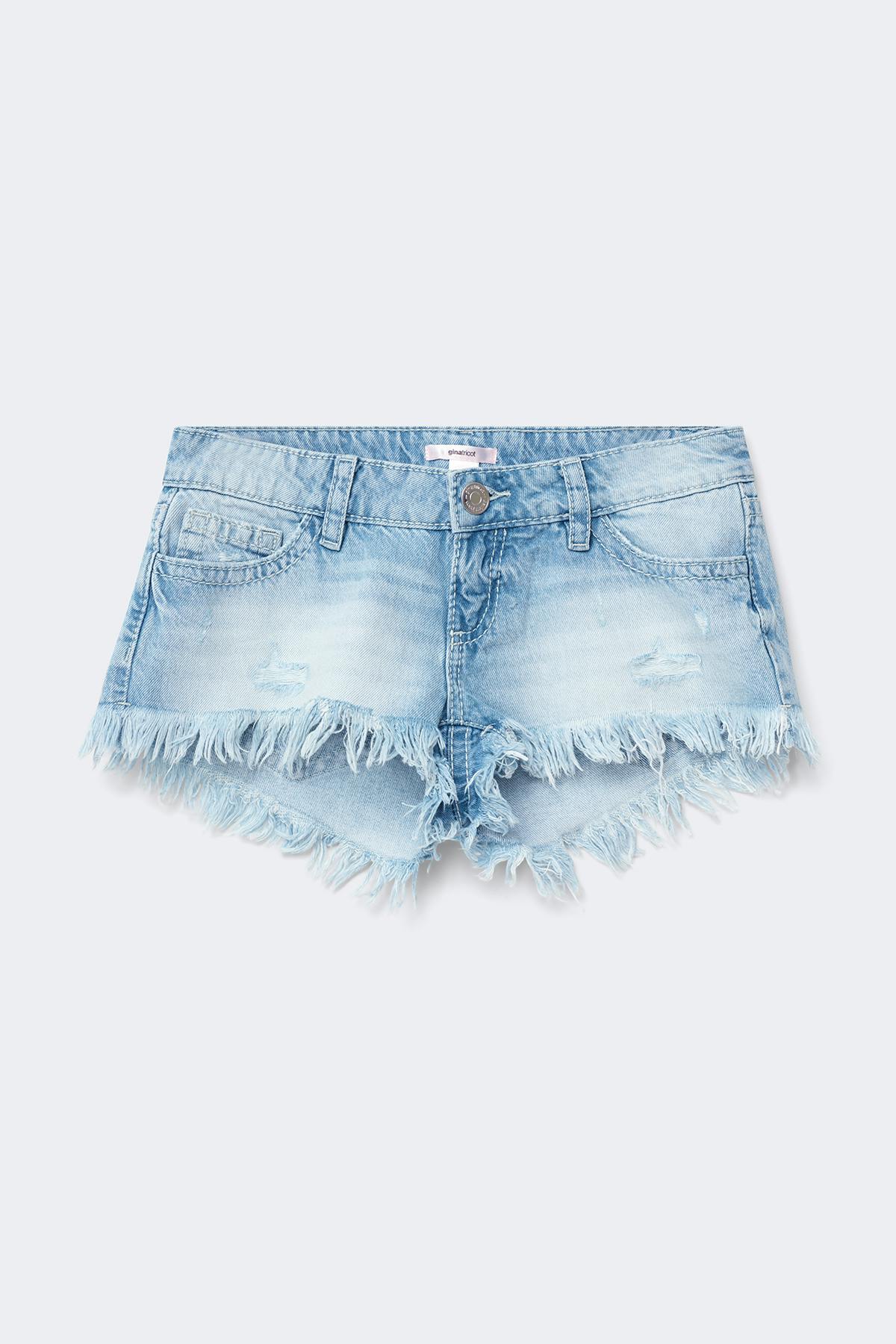 14+ slay low denim shorts