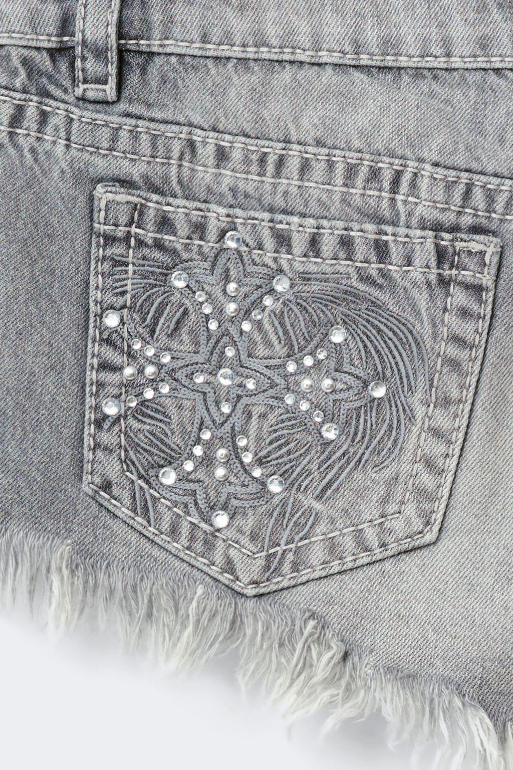 14+ slay low denim shorts
