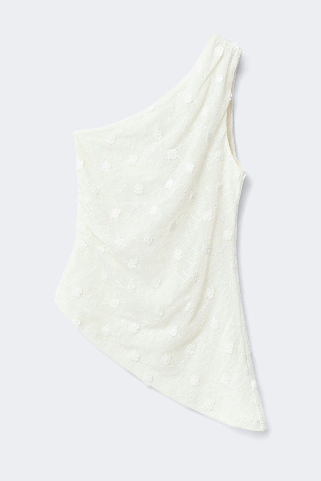 3d one shoulder top