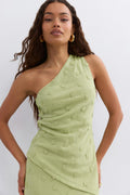 3d one shoulder top