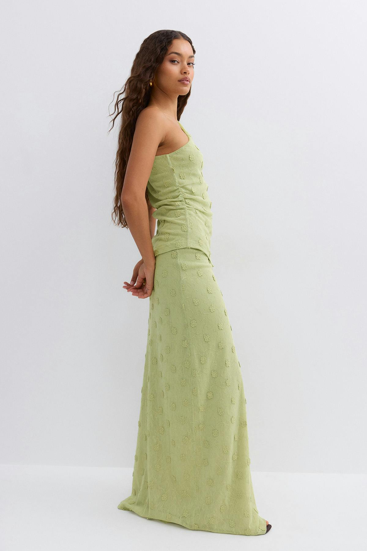 3d one shoulder top