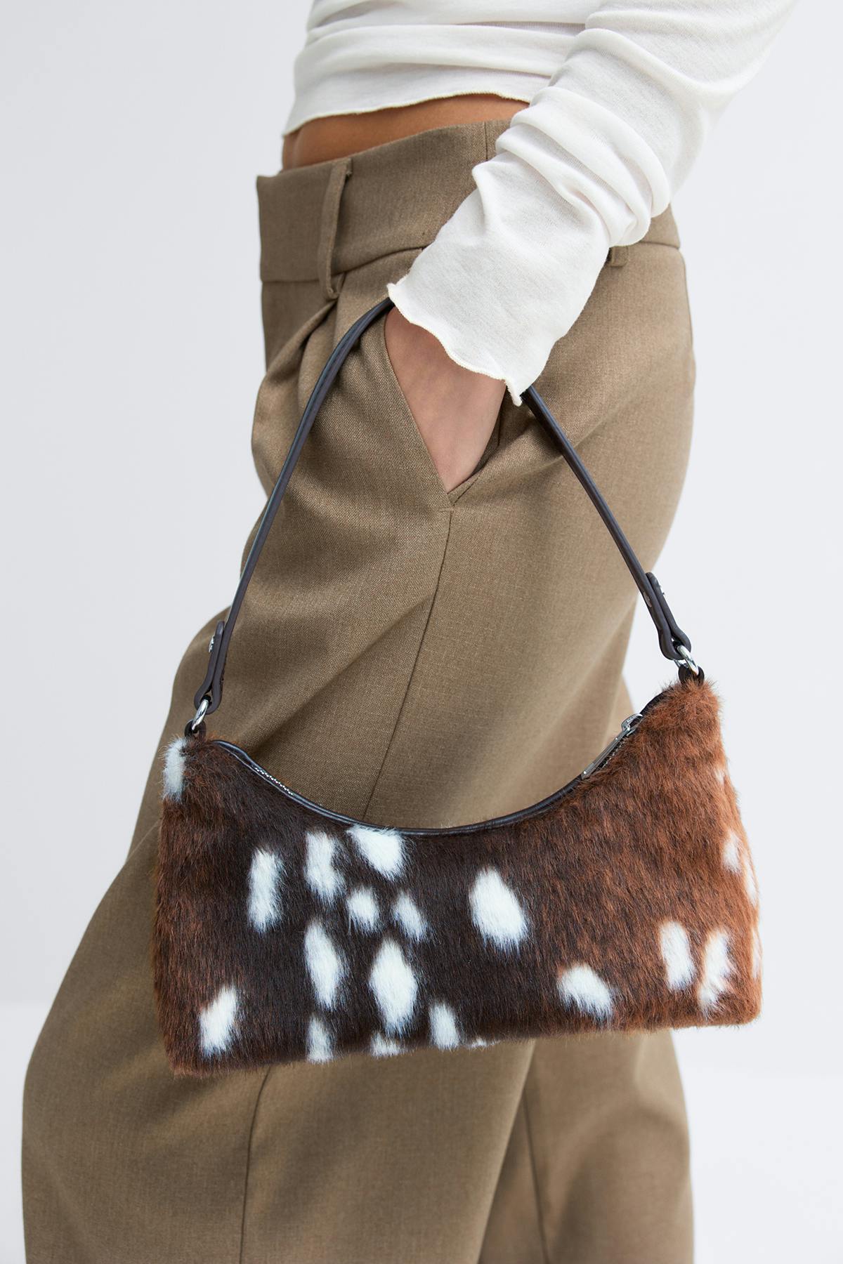 Hair-on mini bag