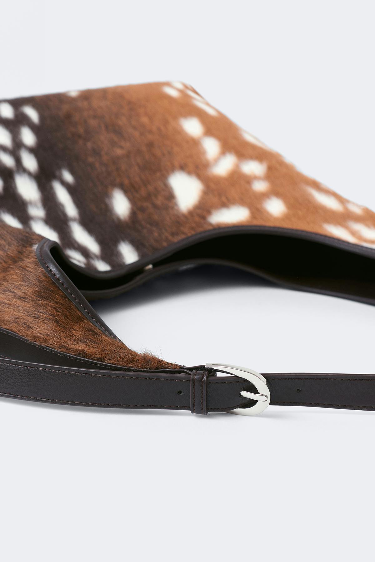Hair - on shoulder bag