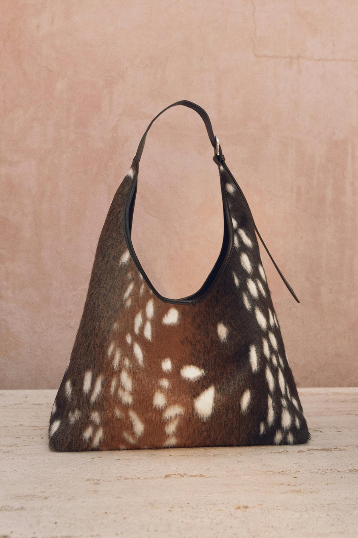 Hair - on shoulder bag