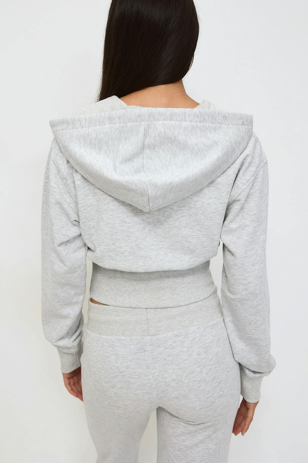 Slim fit zip hoodie
