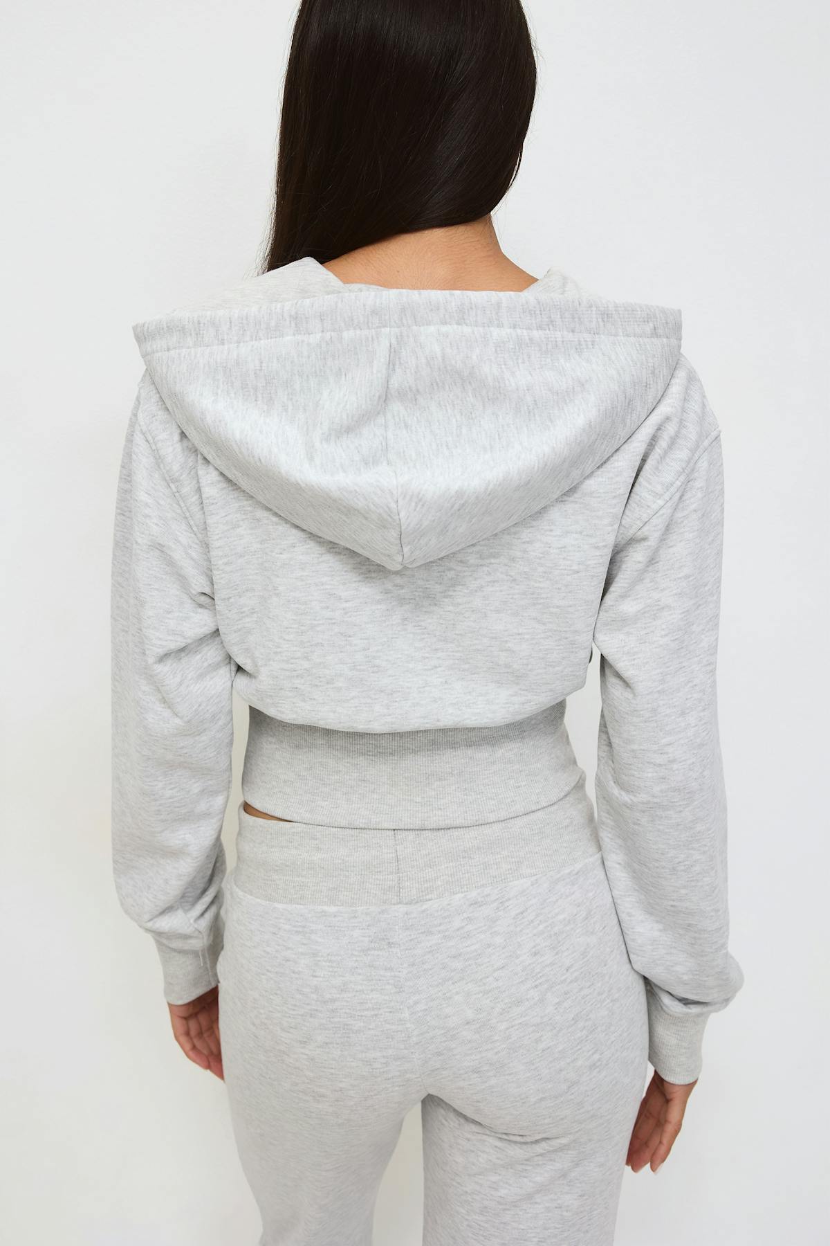 Slim fit zip hoodie