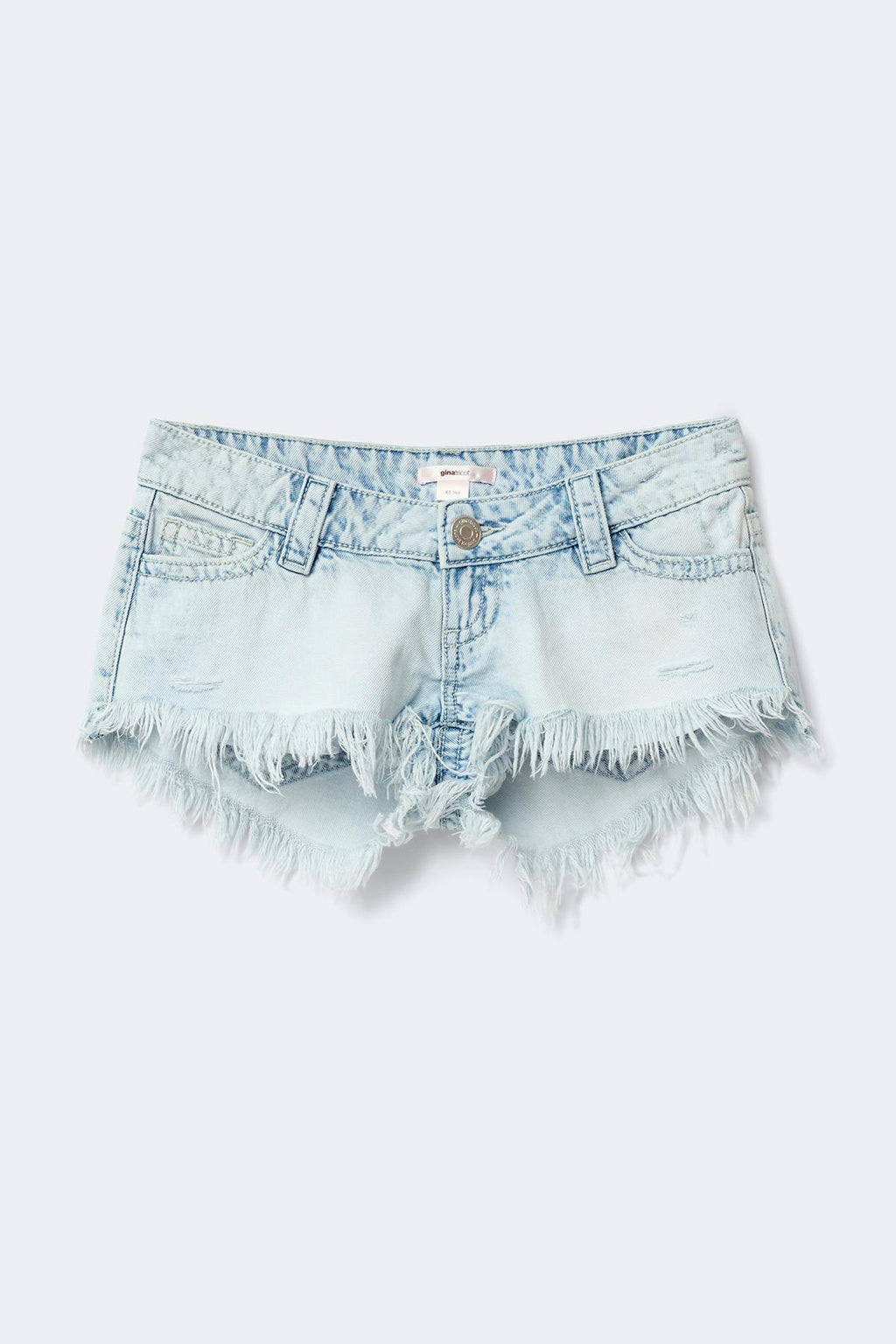 14+ for real low denim shorts