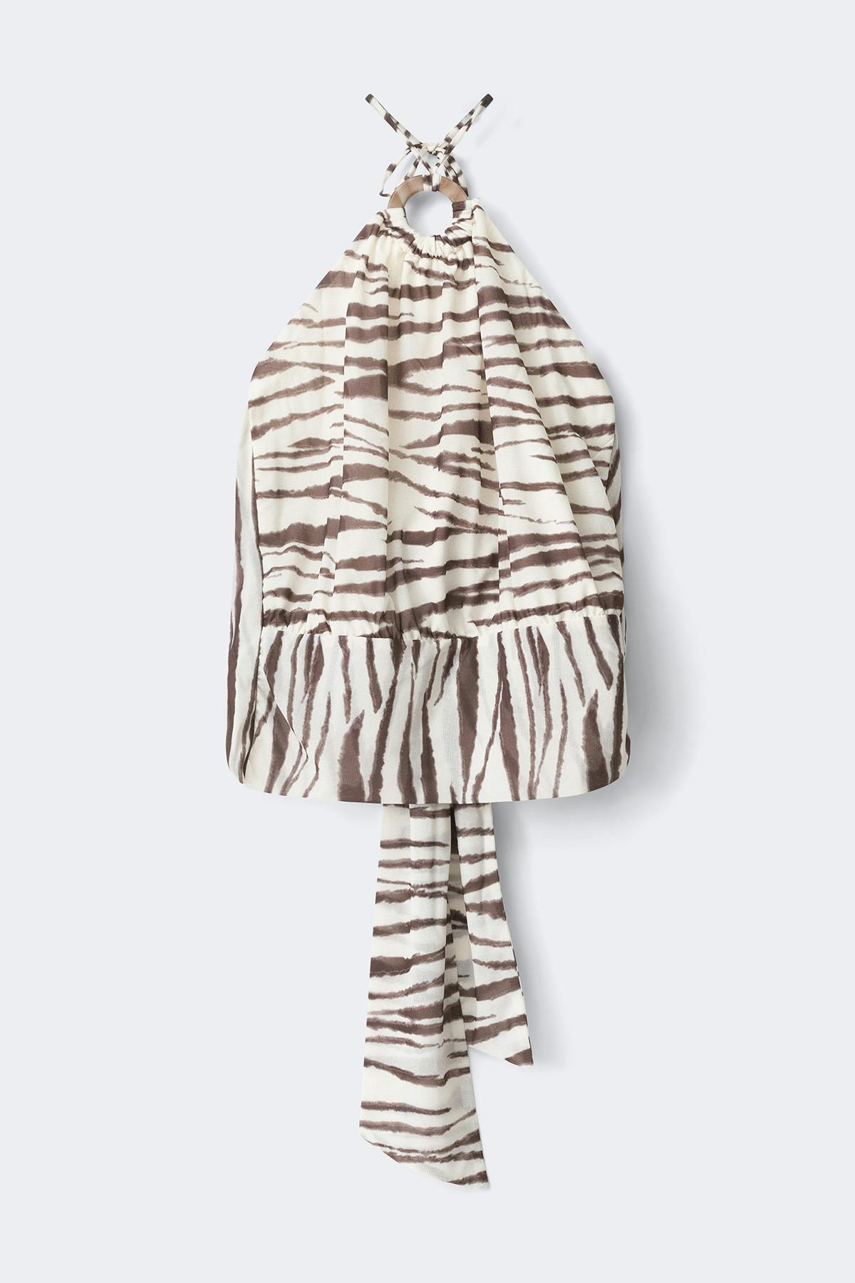 Halterneck tie top