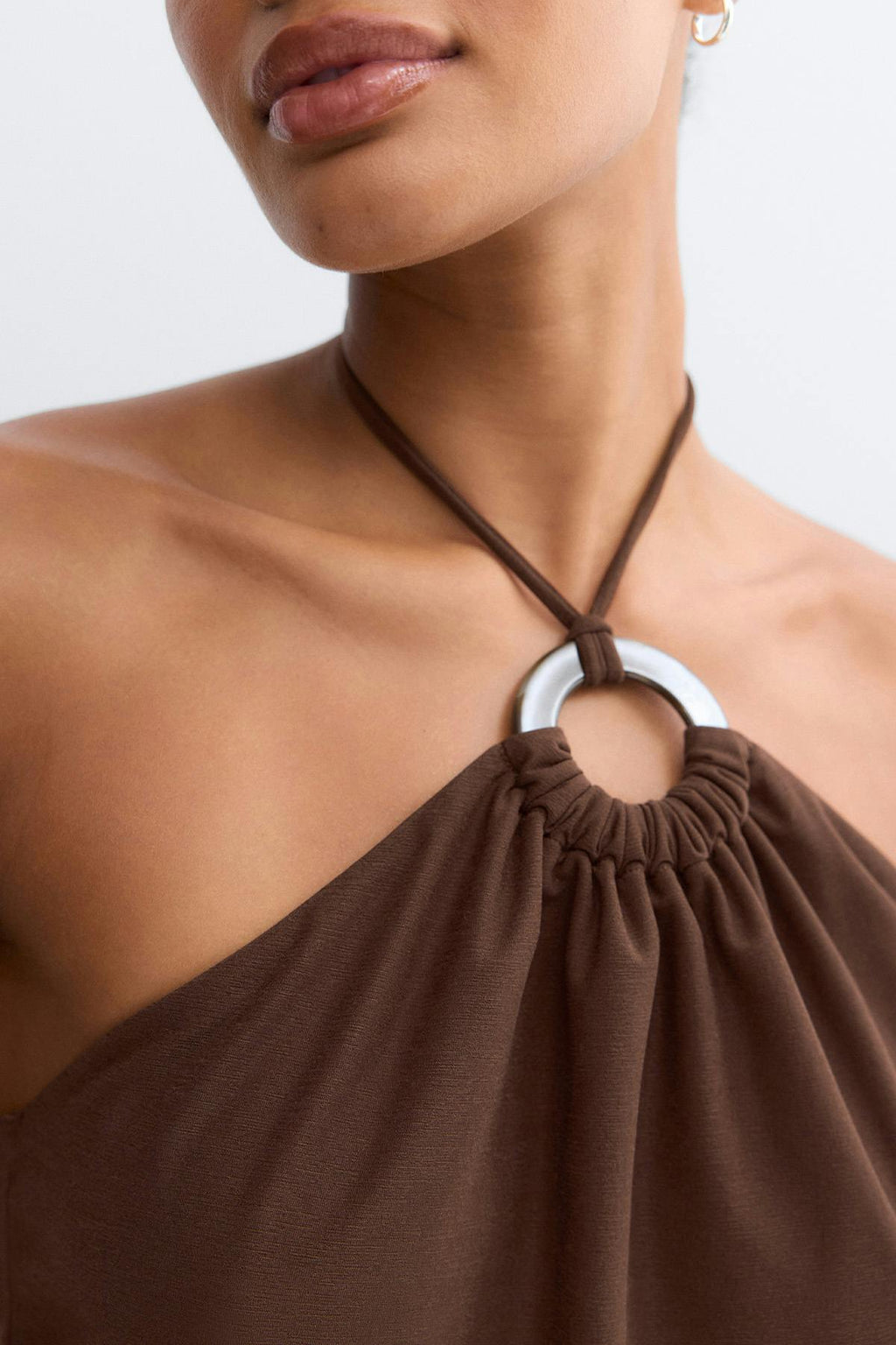 Halterneck tie top