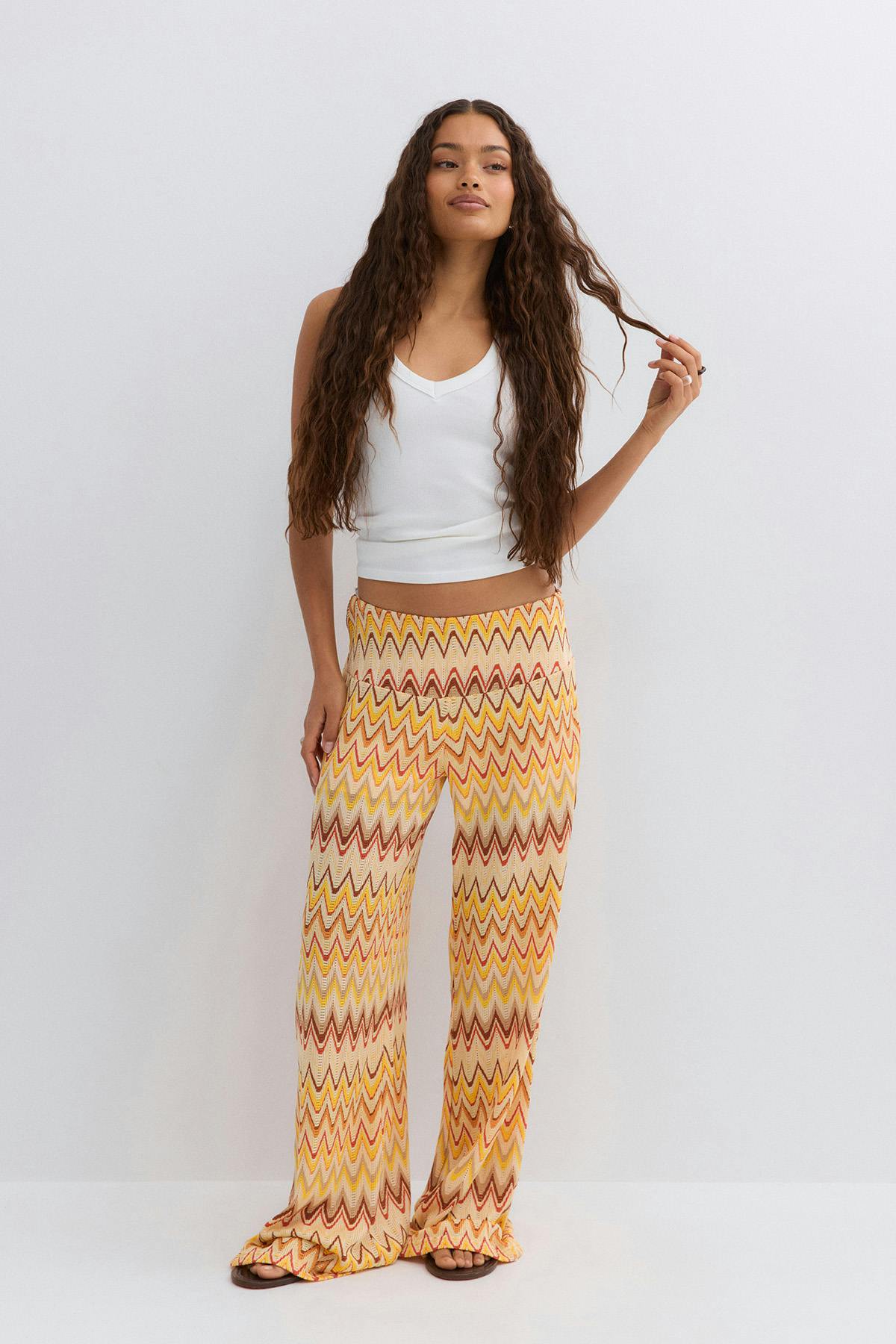 Multi colour trousers