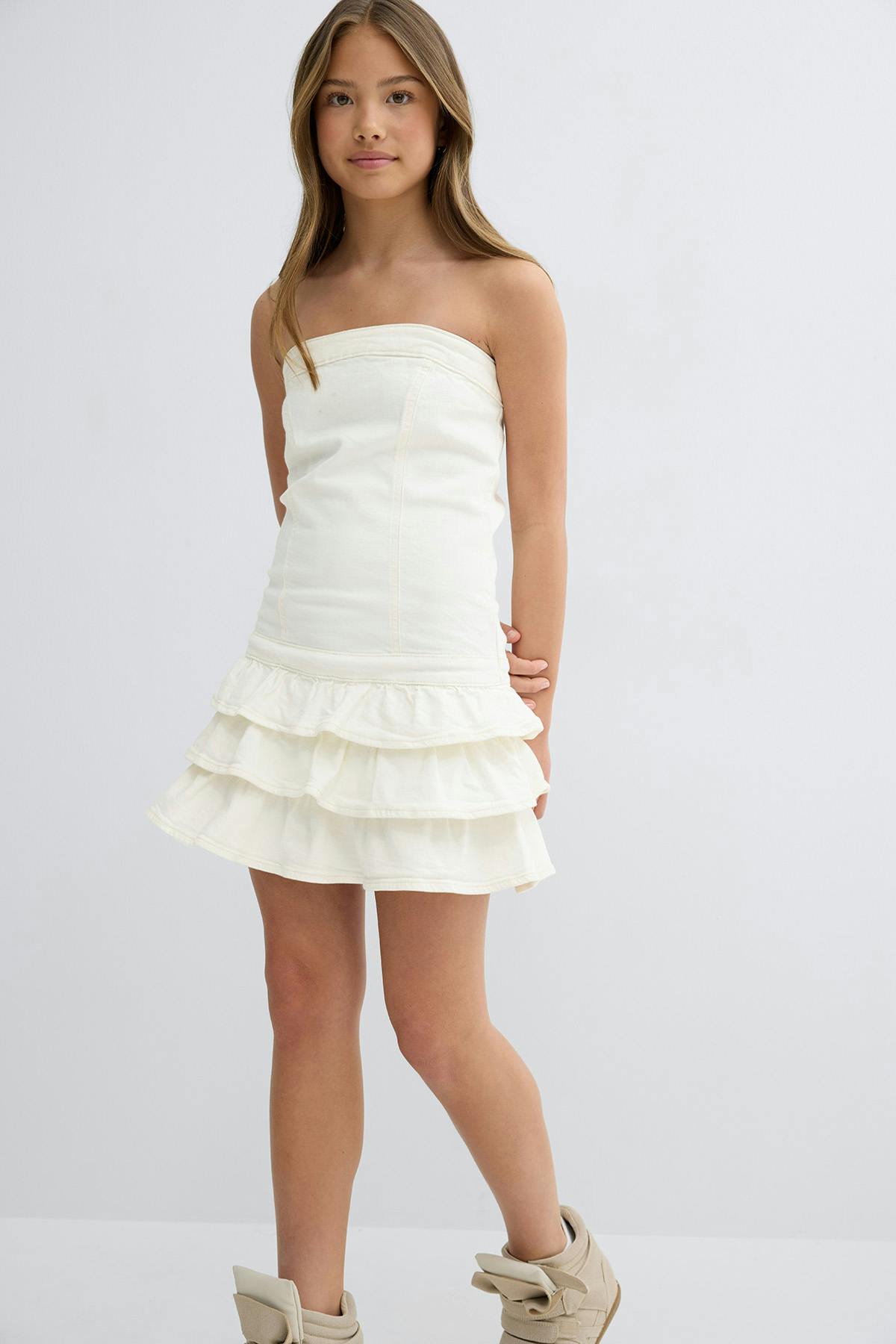 Y jeanqueen smock dress