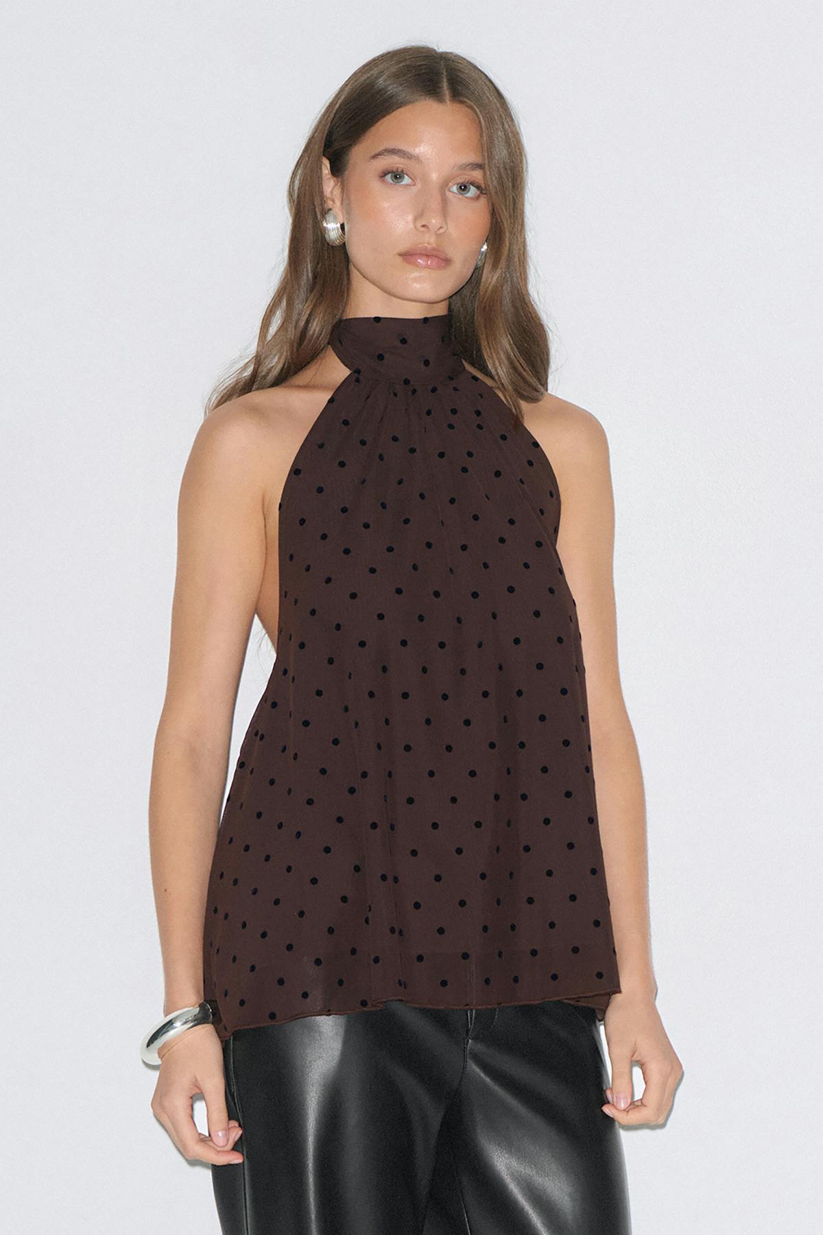 Halterneck top