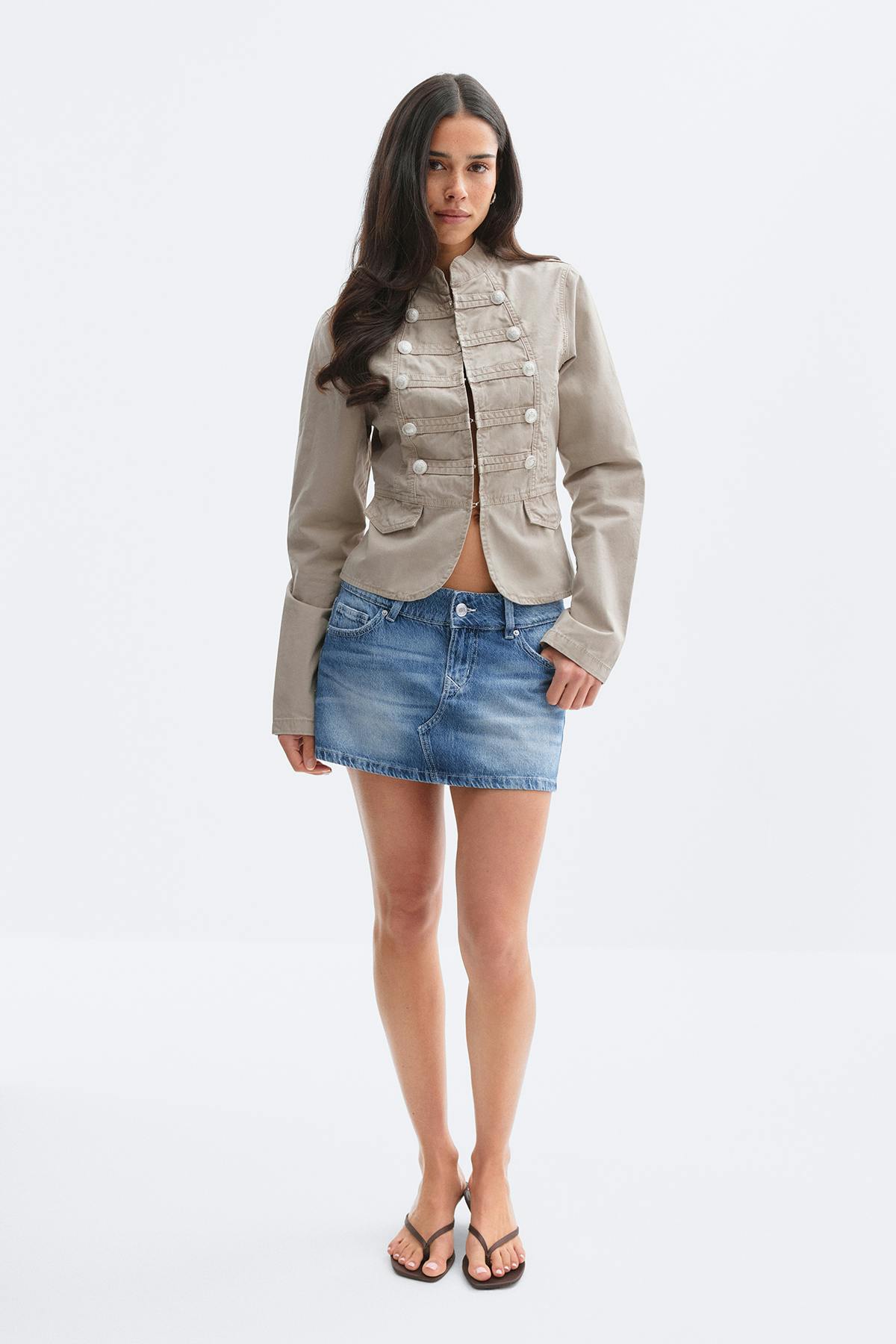Glow low mini skirt