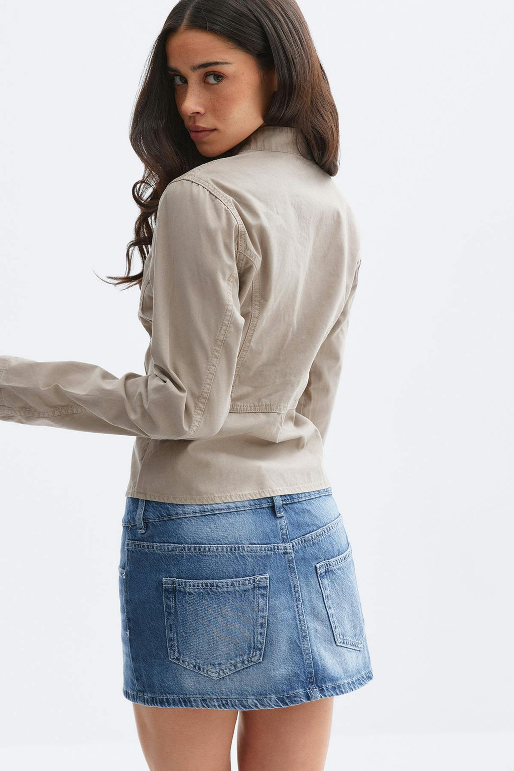 Glow low mini skirt