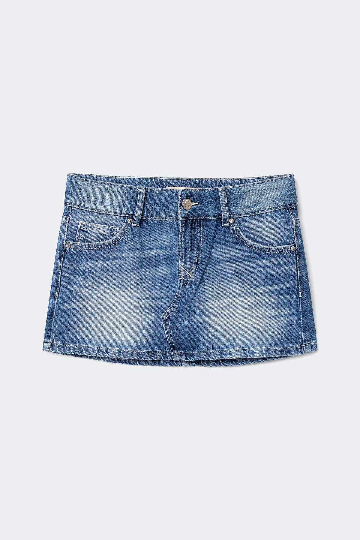 Glow low mini skirt