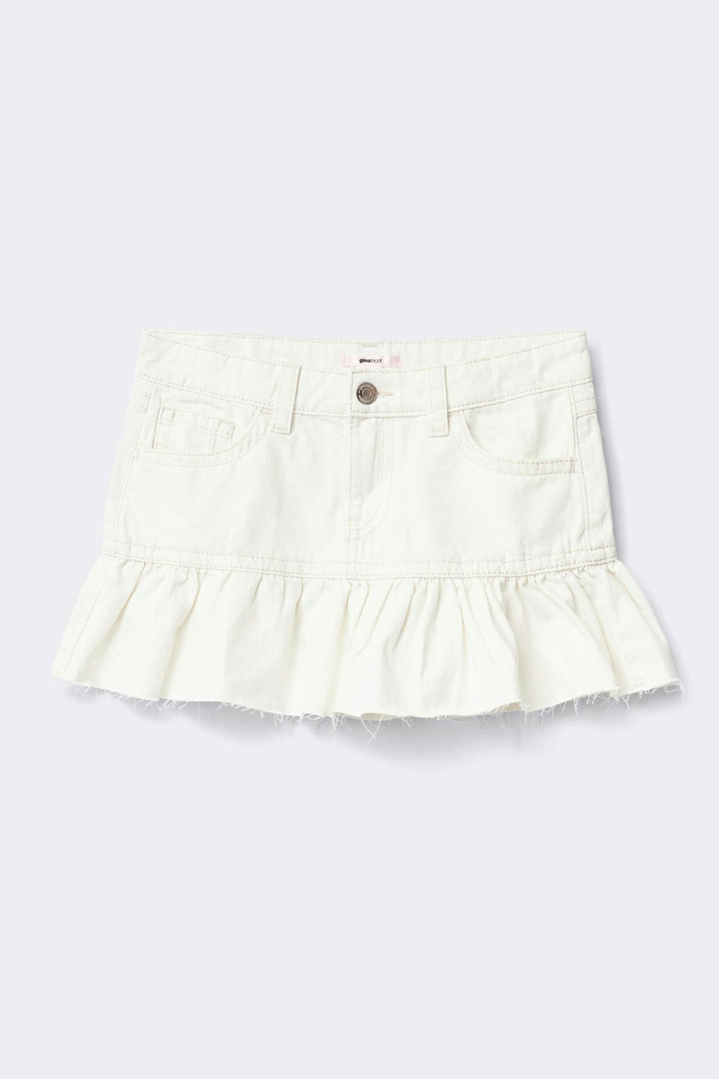 Y jeanova frill denim skirt