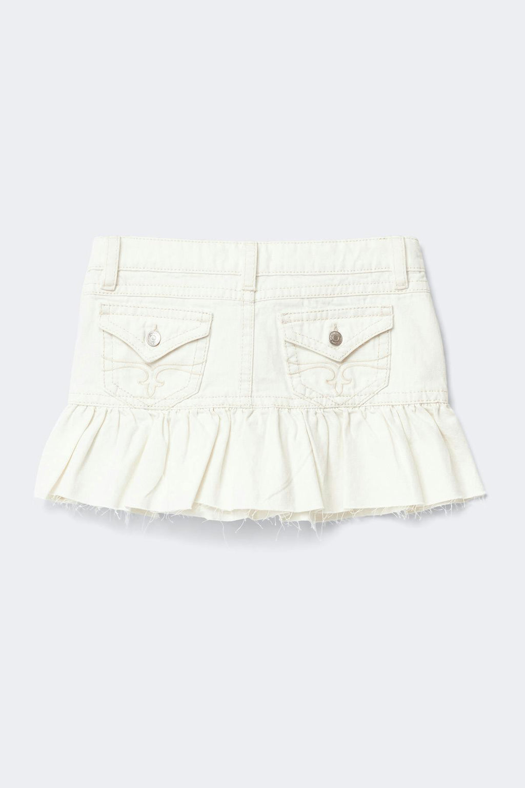Y jeanova frill denim skirt
