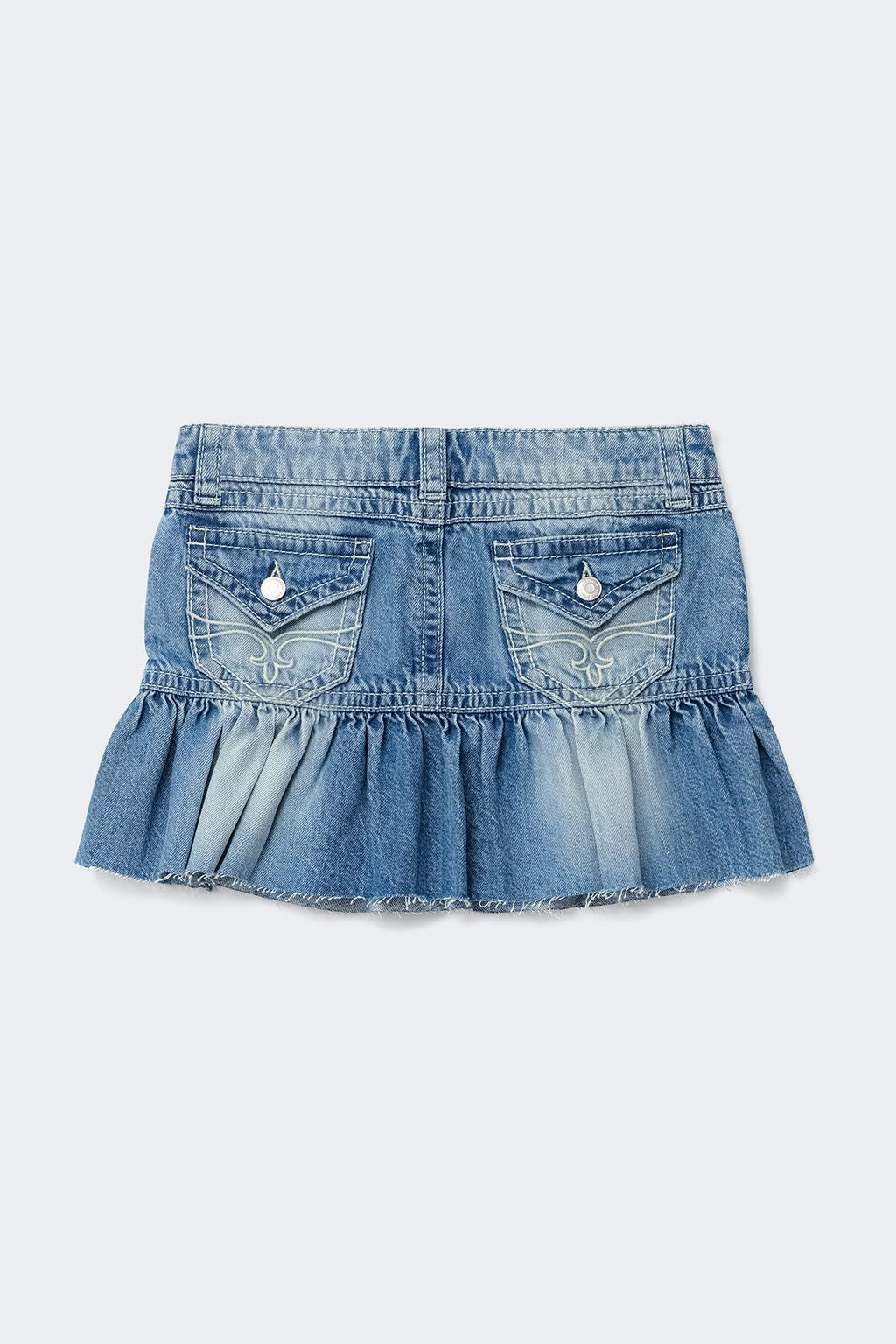 Y jeanova frill denim skirt