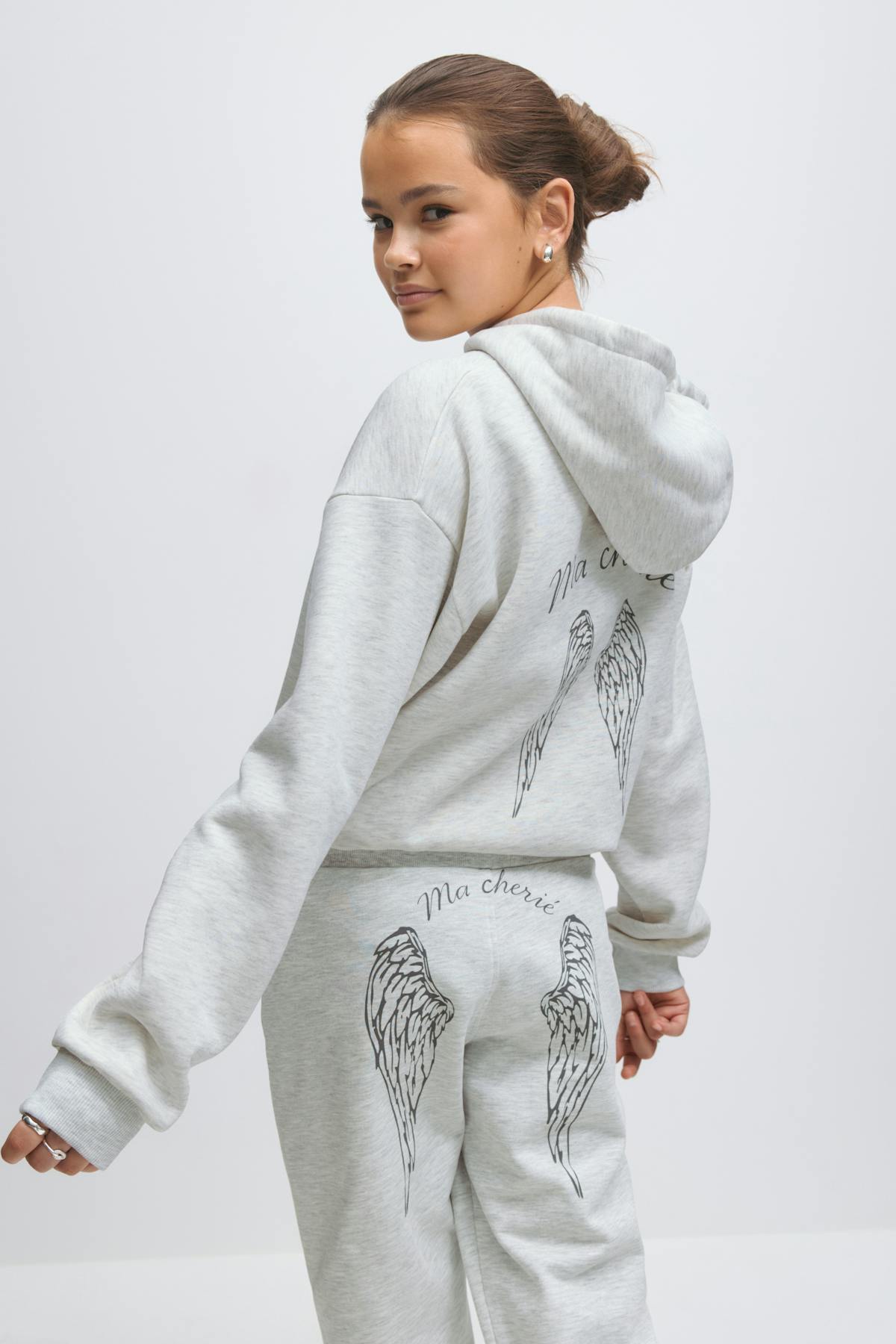 Y printed low sweatpants