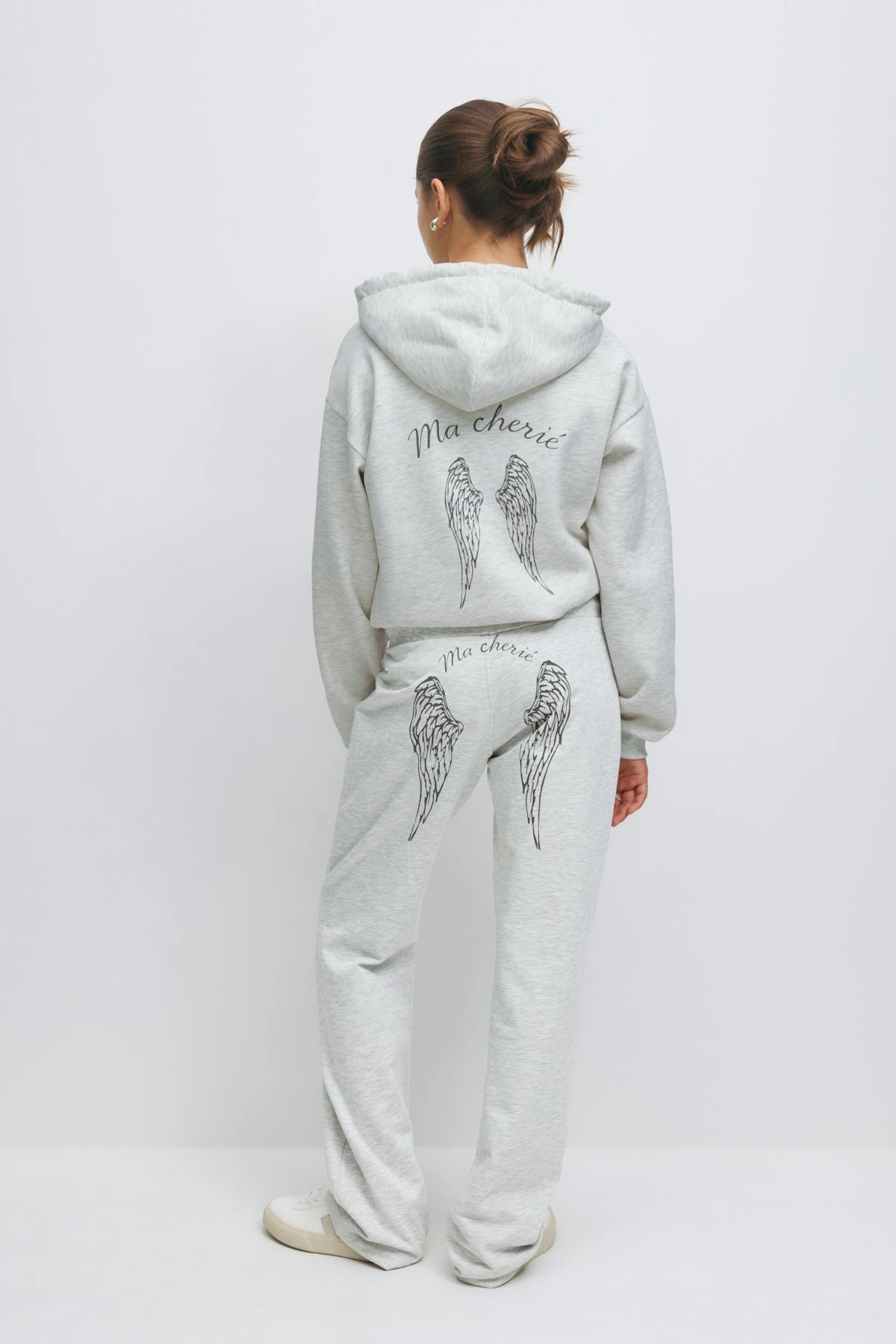 Y printed low sweatpants
