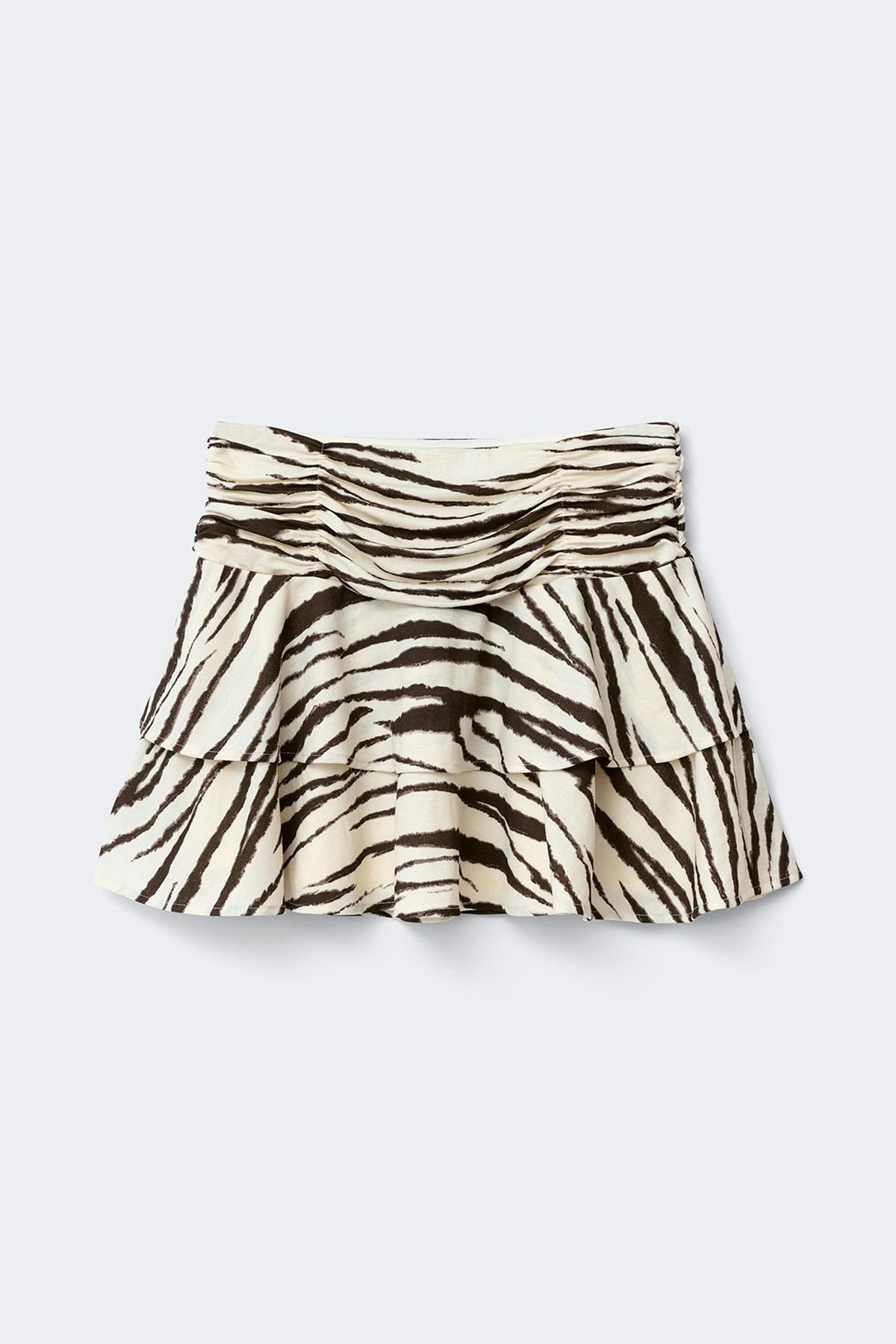 Mini frill skirt