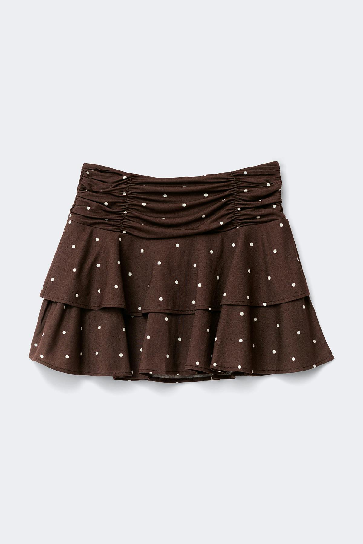 Mini frill skirt