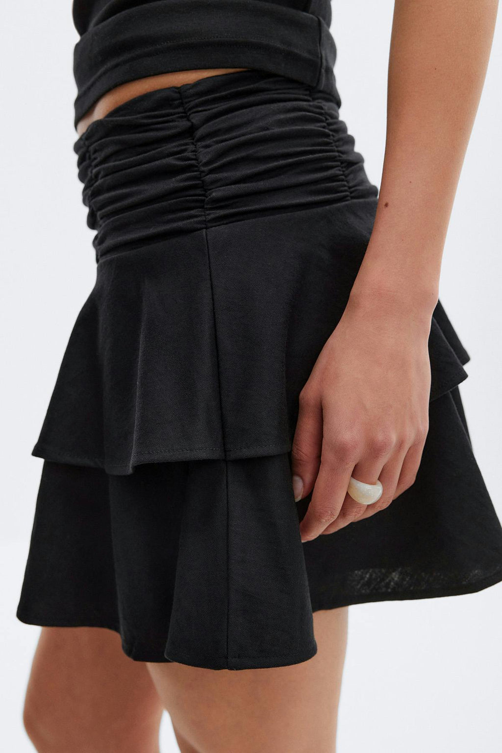 Mini frill skirt