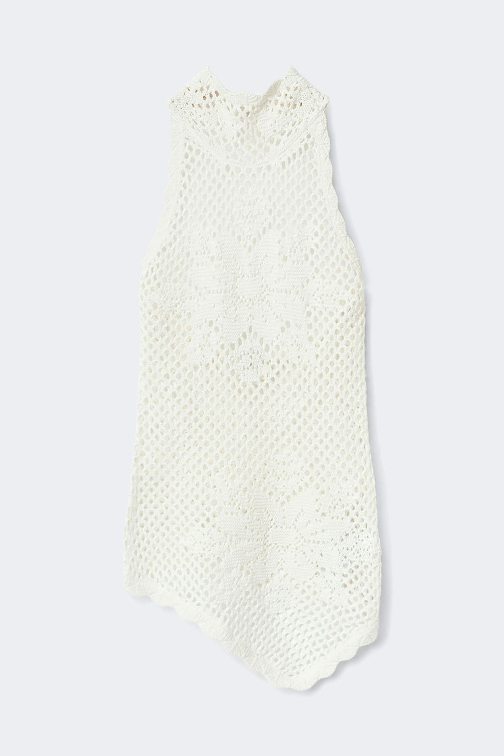 Halterneck knitted singlet