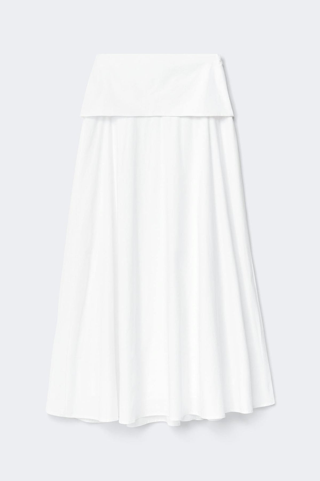 Dropped waist skirt