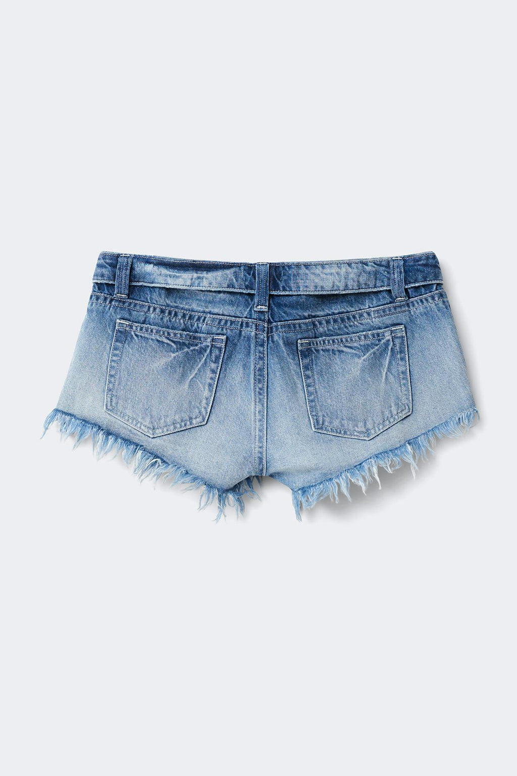 14+ delulu denim shorts