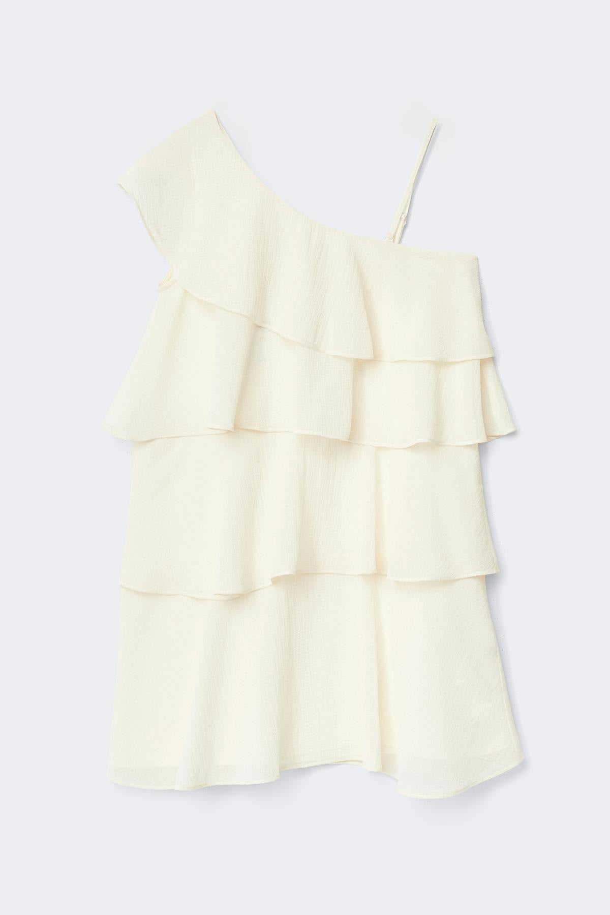 Y one shoulder dress