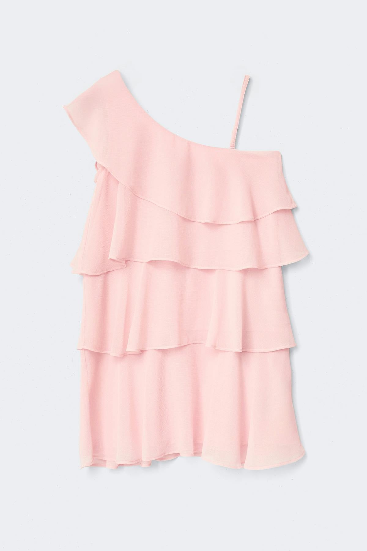 Y one shoulder dress