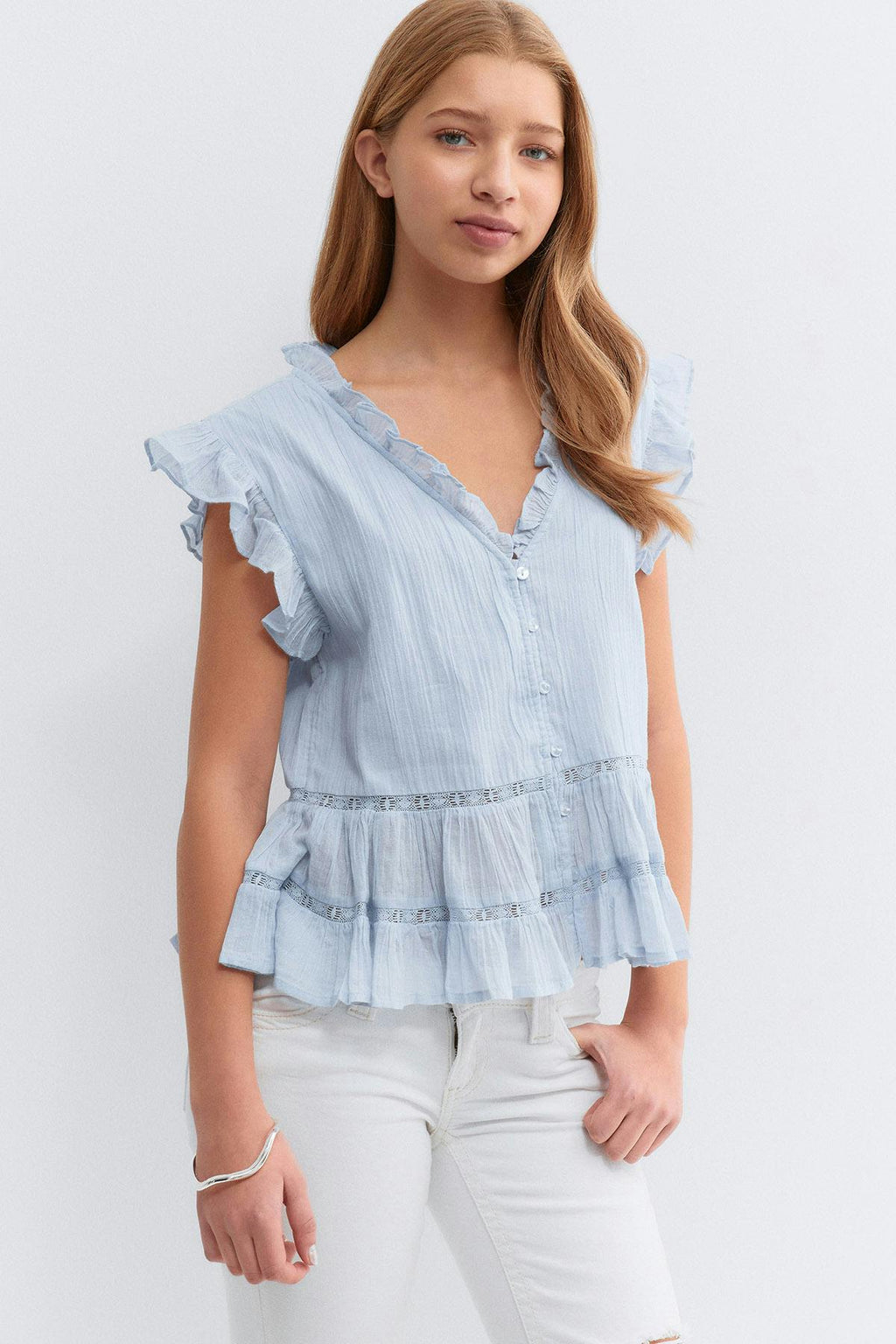 Y boho blouse