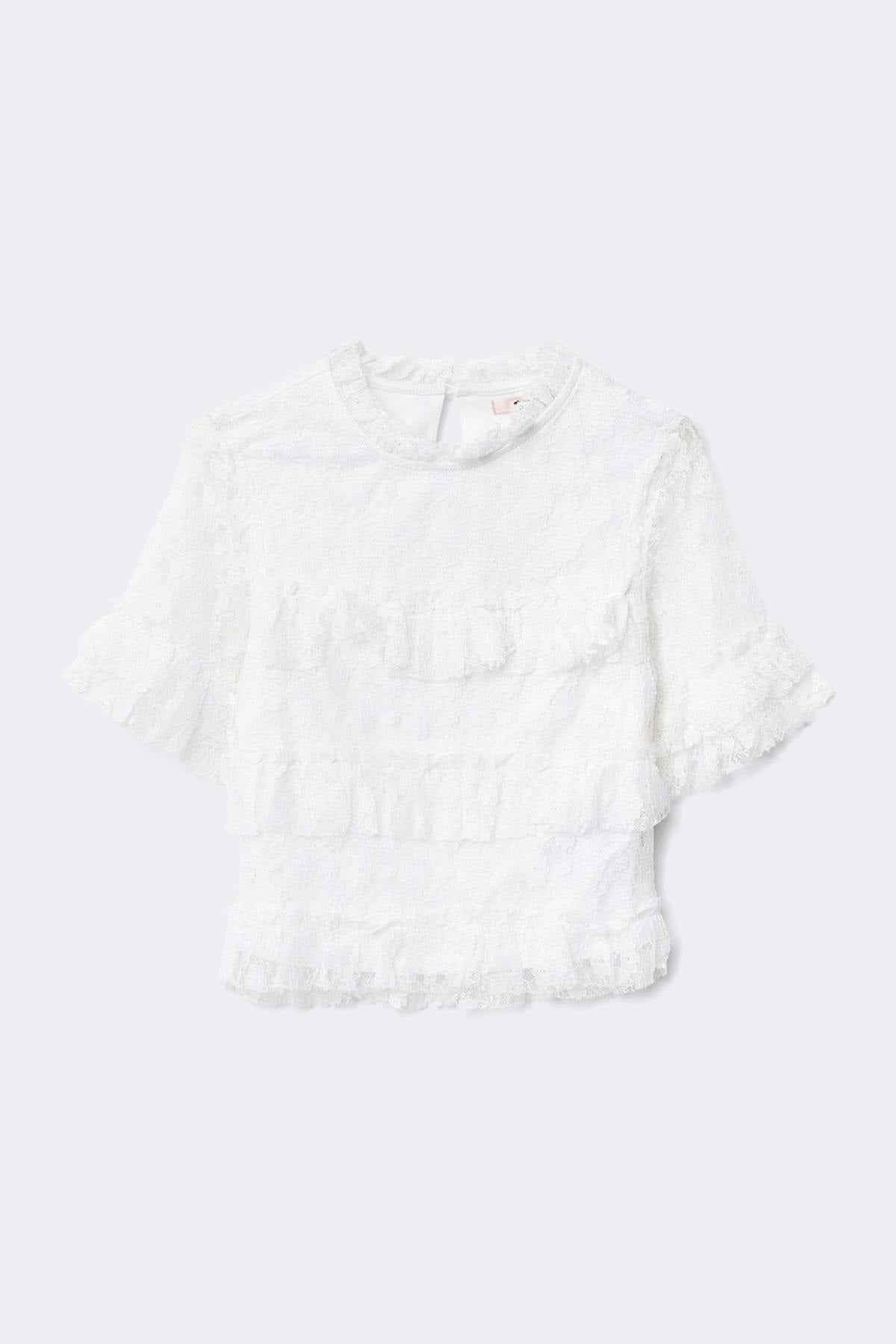14+ frill lace top