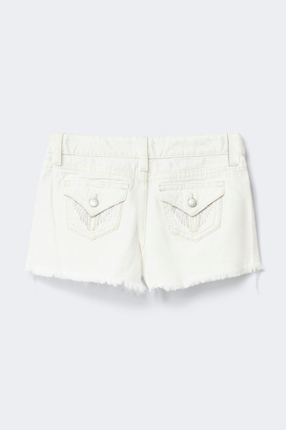Y jeanique low denim shorts