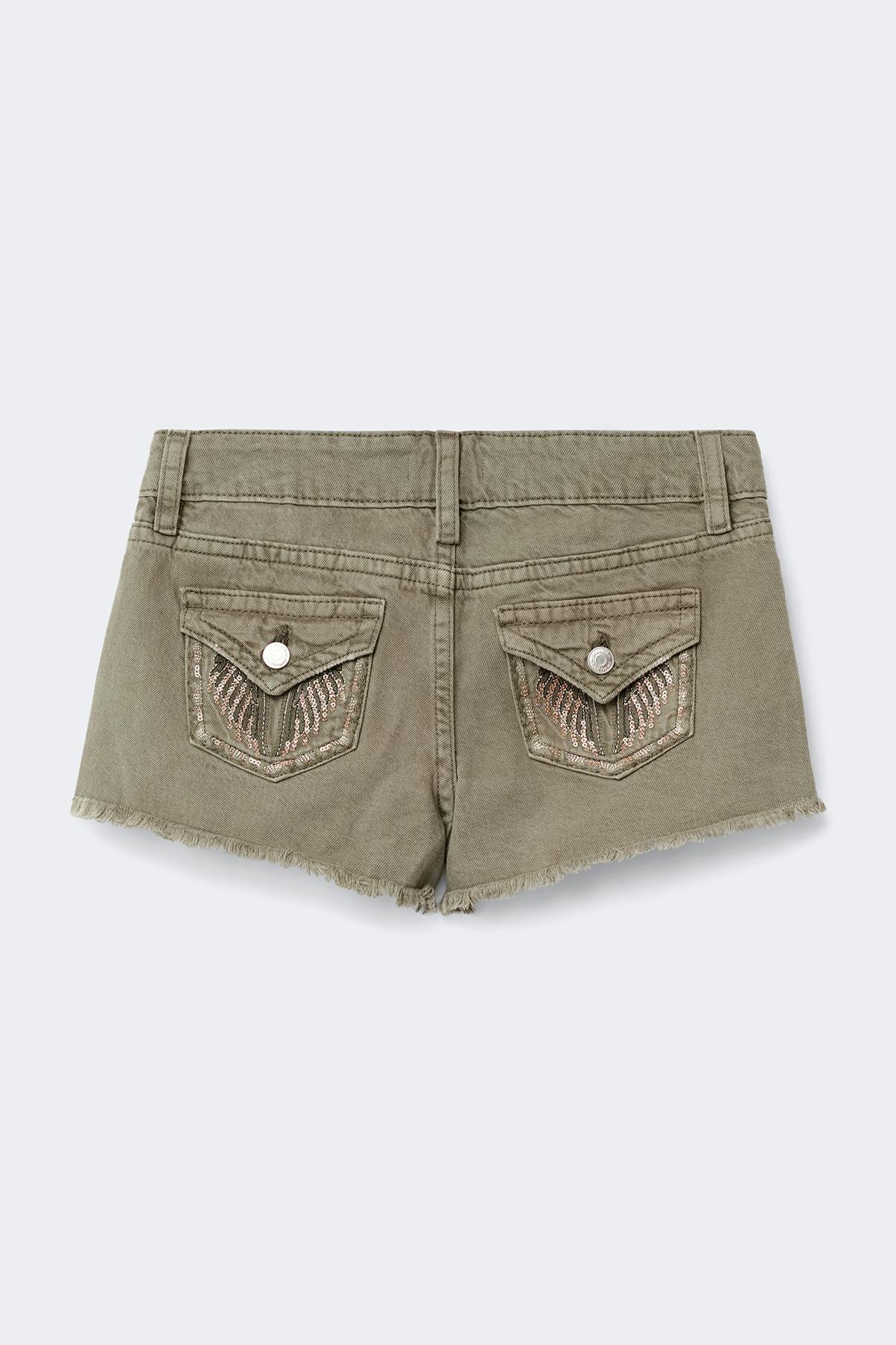 Y jeanique low denim shorts