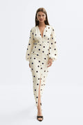Balloon sleeve dress