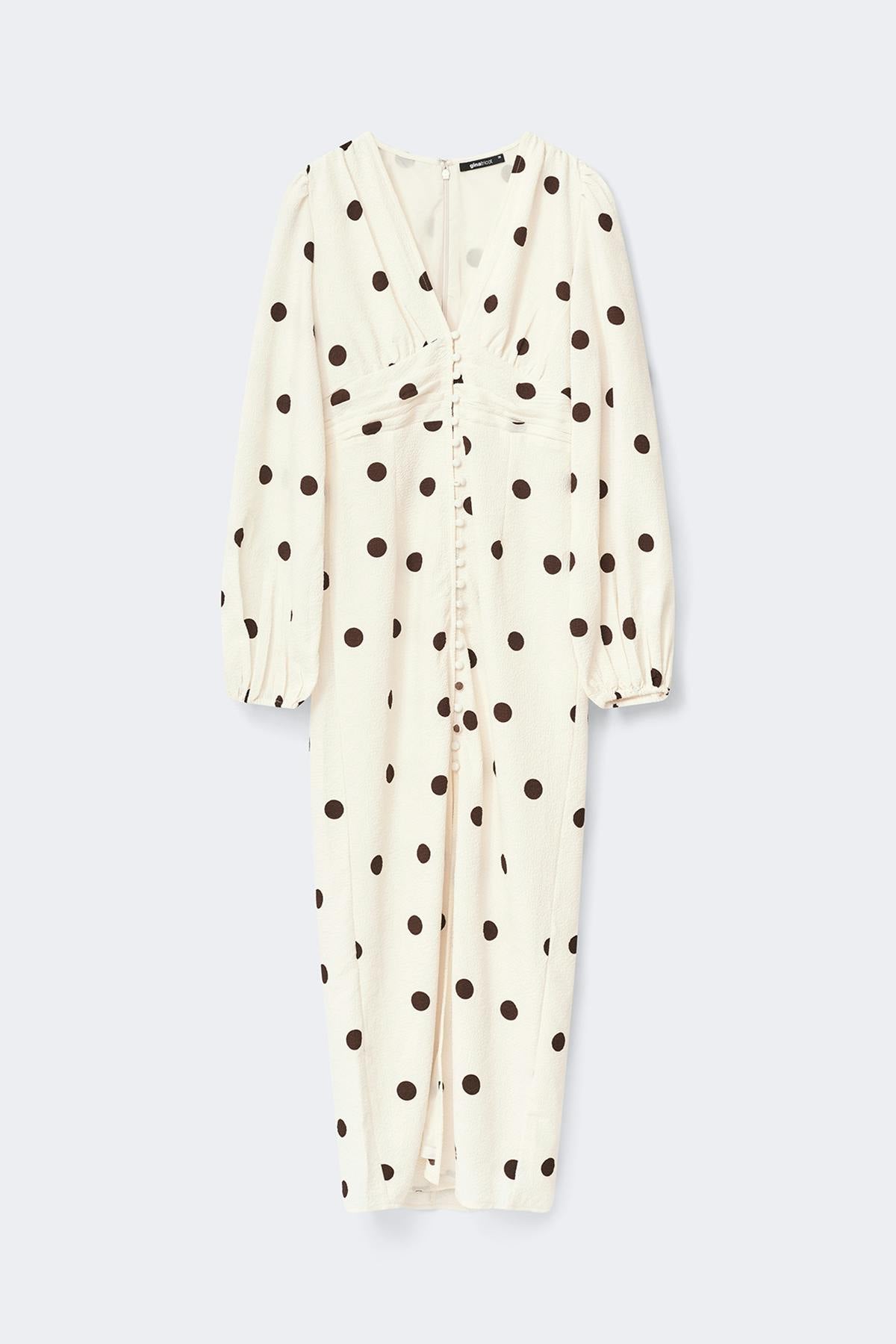 Balloon sleeve dress