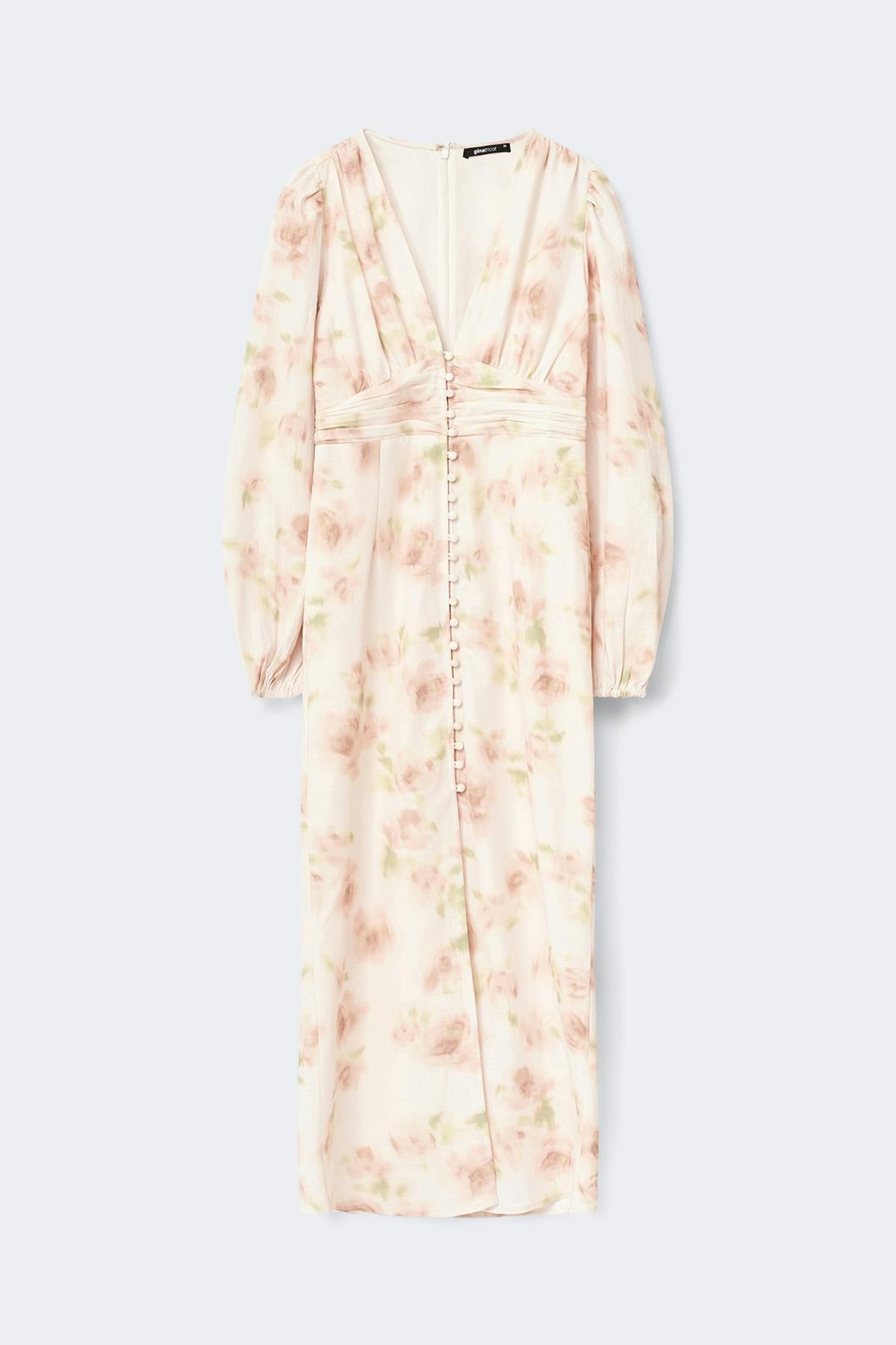 Balloon sleeve dress