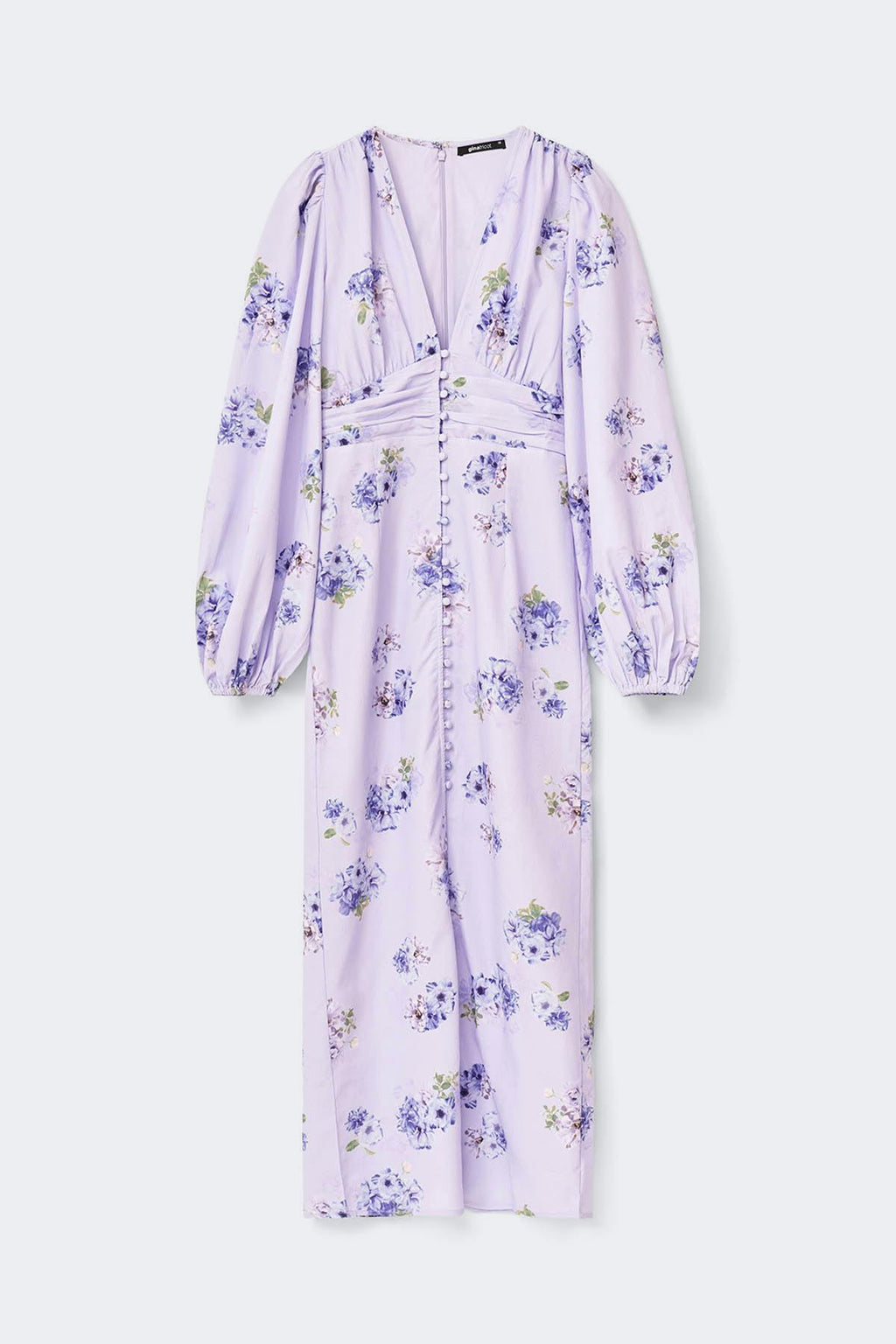 Balloon sleeve dress